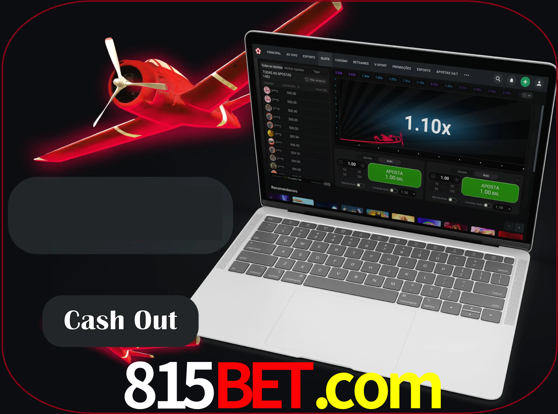 Não perca a chance de sacar seu dinheiro antes que o avião caia.