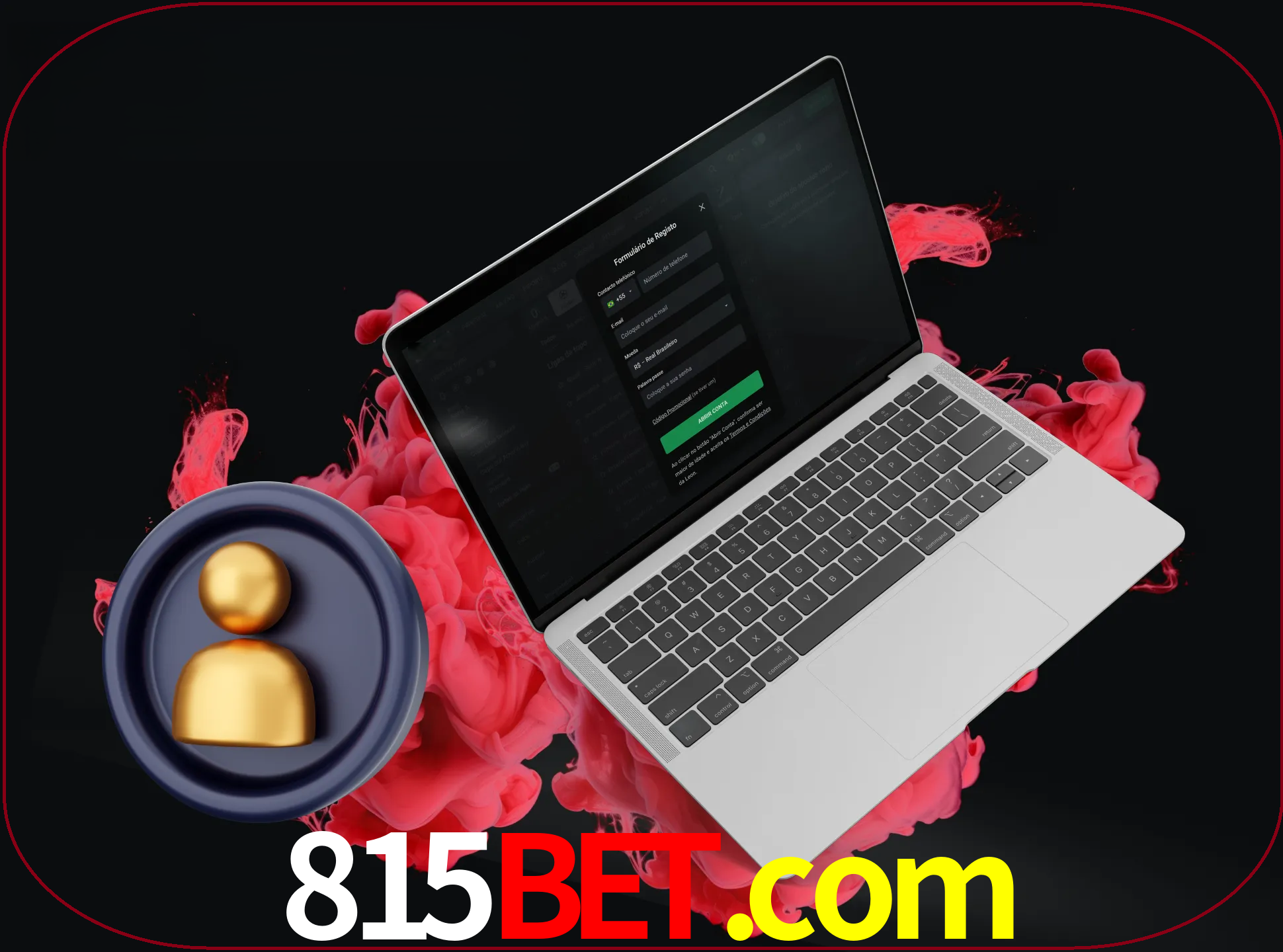 No cabeçalho do site 815bet, clique no botão que o levará a um formulário especial onde terá de introduzir as suas informações actuais.