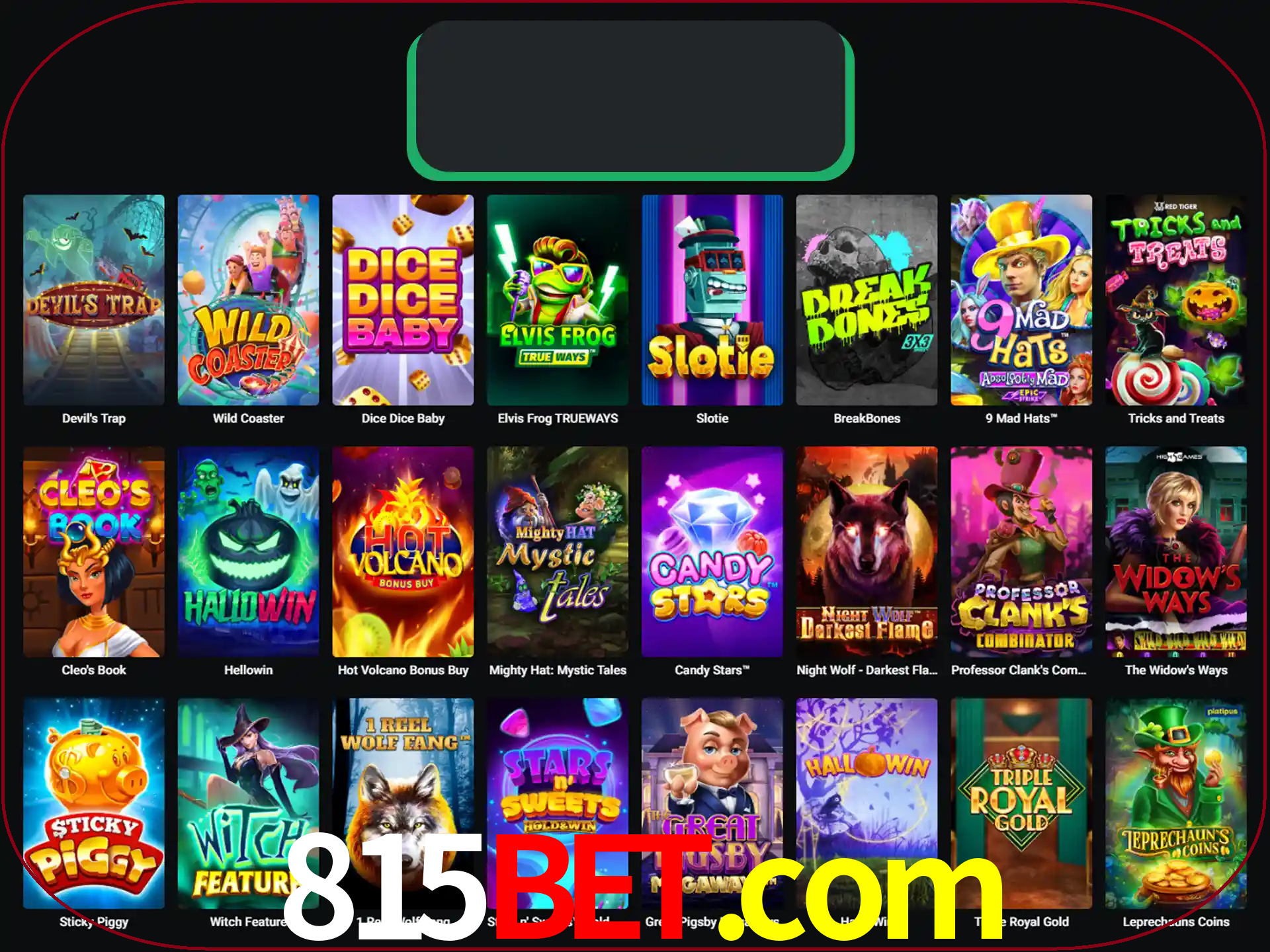 Procure por seus amados jogos de slot.