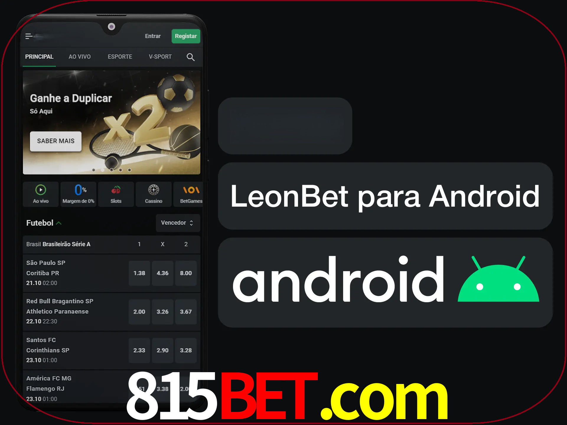 Adquira sua versão poket de LeonBet.